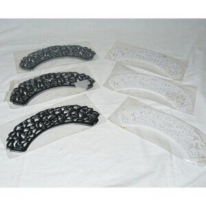 140+ Black and White Laser cut Lace Filigree Cupcake Liners Muffin Wrappers